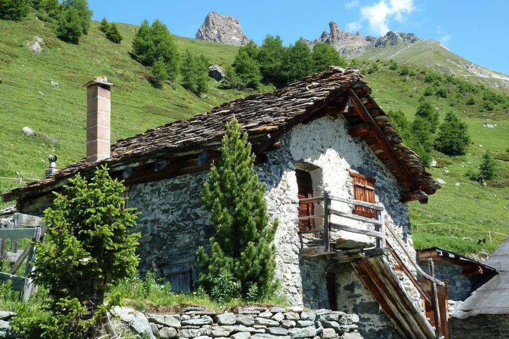 Appartement Le Ver Luisant à Saint-Martin, Val d'Hérens, Valais Esterno foto